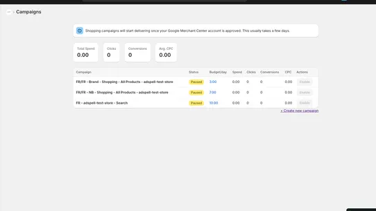 LeanPPC ‑ Google Ads Setup screenshot