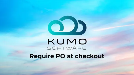 Kumo: Require Purchase Order # screenshot