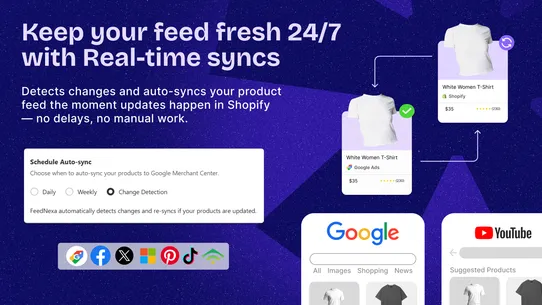 FeedNexa Google Shopping Feed screenshot