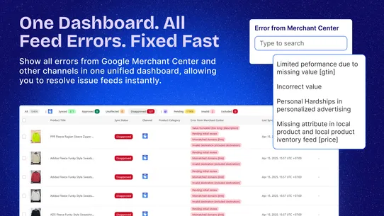 FeedNexa Google Shopping Feed screenshot