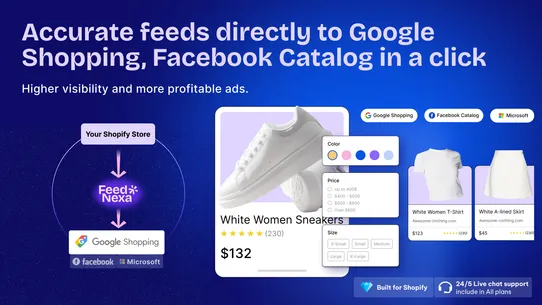 FeedNexa Google Shopping Feed screenshot