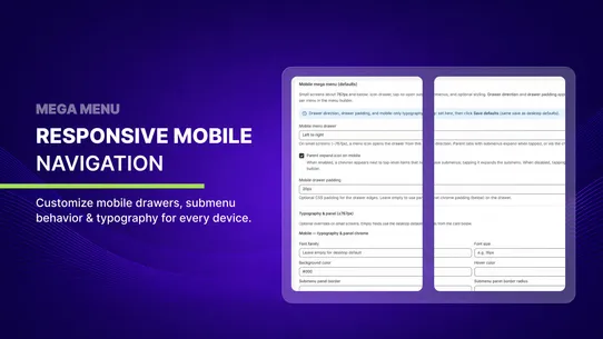 Storify Mega Menu screenshot