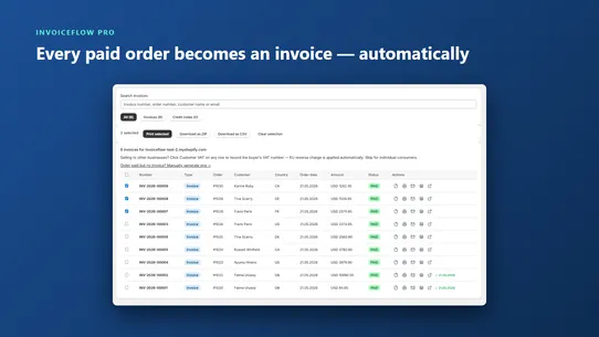 InvoiceFlow Pro screenshot