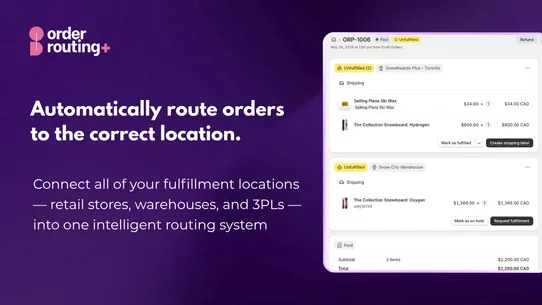 Order Routing Plus screenshot