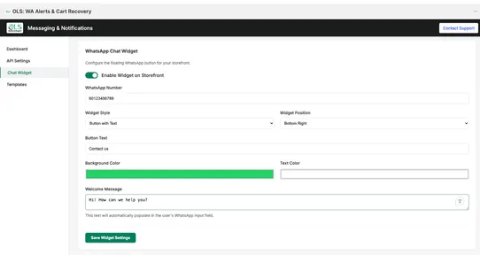 WhatsApp CRM: Marketing, Inbox screenshot