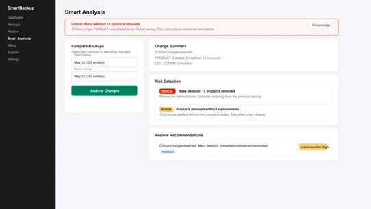 Smart Backup ‑ Backup Restore screenshot