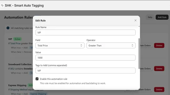 SHK ‑ Smart Auto Tagging screenshot