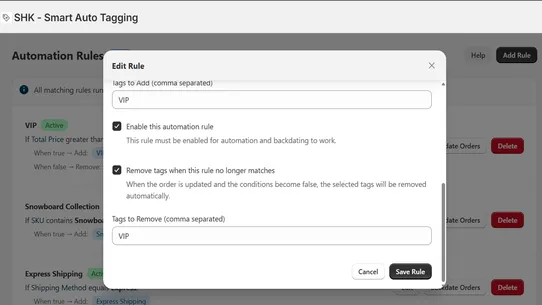 SHK ‑ Smart Auto Tagging screenshot