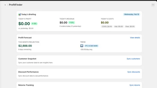 ProfitFinder screenshot