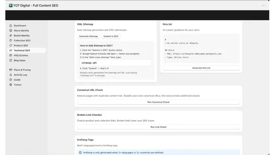 YCF Digital ‑ Full Content SEO screenshot