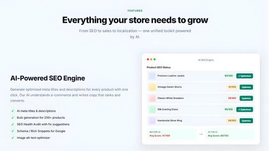 Growth Suite screenshot
