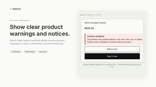Noticify screenshot