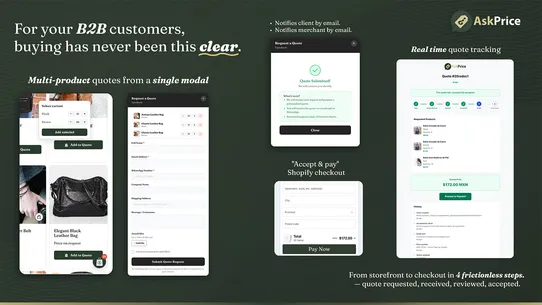 AskPrice: Hybrid Quote App screenshot