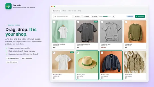 Sortello ‑ Collection Sorting screenshot