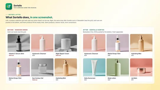 Sortello ‑ Collection Sorting screenshot