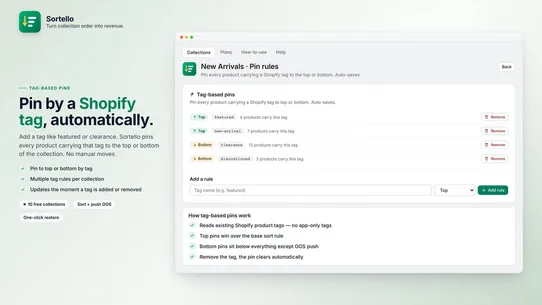 Sortello ‑ Collection Sorting screenshot