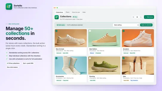 Sortello ‑ Collection Sorting screenshot