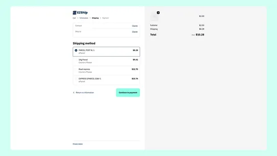 EZShip screenshot