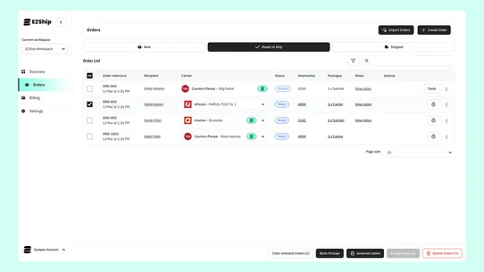 EZShip screenshot