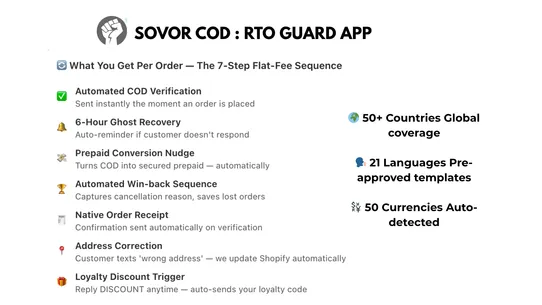 Sovor COD: RTO Guard screenshot