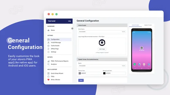 PWA ‑ iOS &amp; Android Mobile App screenshot