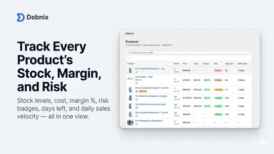 Debnix ‑ AI Inventory Manager screenshot