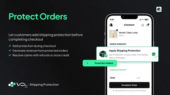 VOL ‑ Shipping Protection screenshot