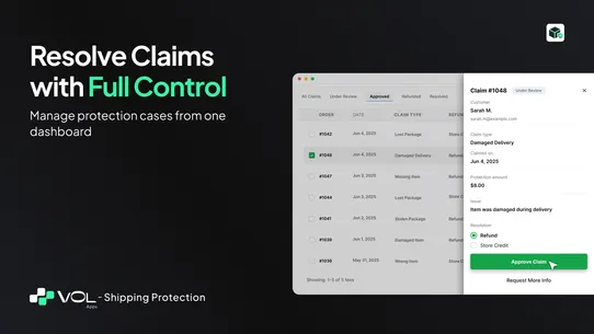 VOL ‑ Shipping Protection screenshot