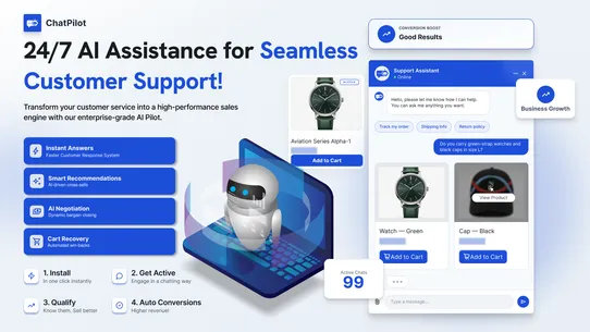 ChatPilot‑ AI Agent and Upsell screenshot