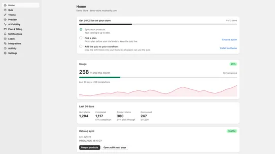 GiftX: AI Discovery Platform screenshot