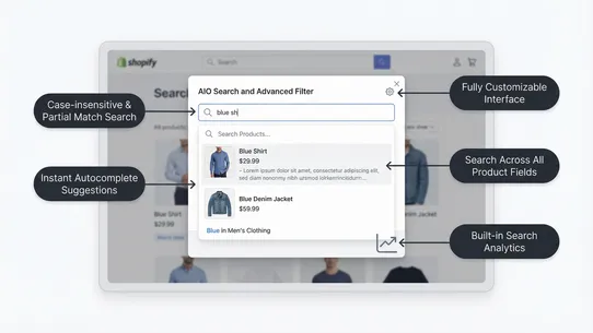 AIO Search &amp; Advanced Filter screenshot