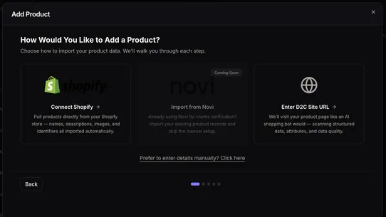 Novi AI Shopping Optimizer screenshot