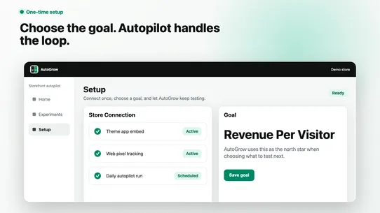 AutoGrow: AI A/BTest Autopilot screenshot