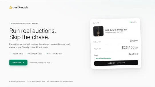 Auction+ | Automatic Payouts screenshot