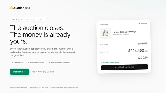 Auction+ | Automatic Payouts screenshot