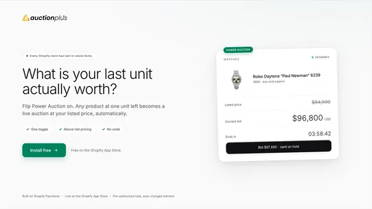 Auction+ | Automatic Payouts screenshot