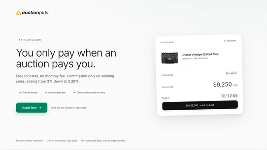 Auction+ | Automatic Payouts screenshot