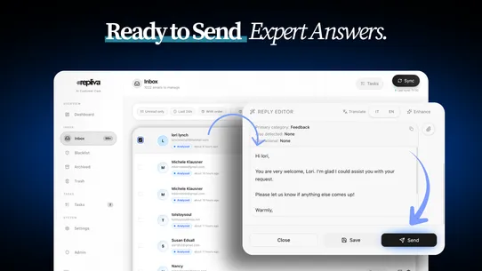Repliva screenshot
