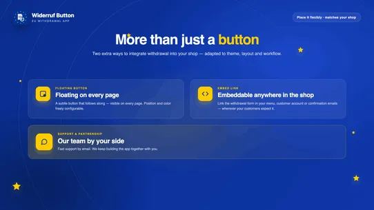 Widerruf Button EU Withdrawal screenshot