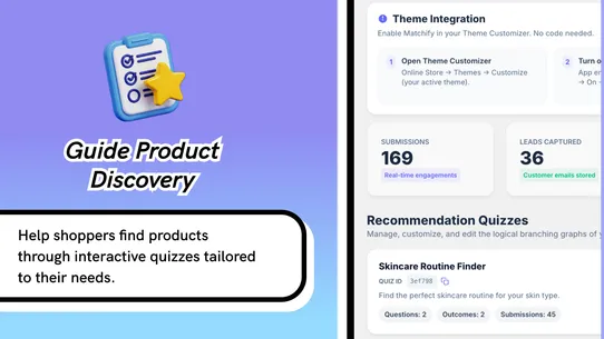 Matchify: Product Quiz Builder screenshot