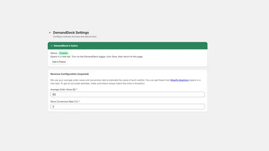 DemandDeck Search Intelligence screenshot