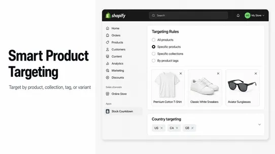 BA: Low Stock Countdown Alert screenshot