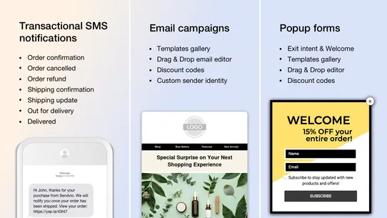Sendvio: Email Marketing &amp; SMS screenshot