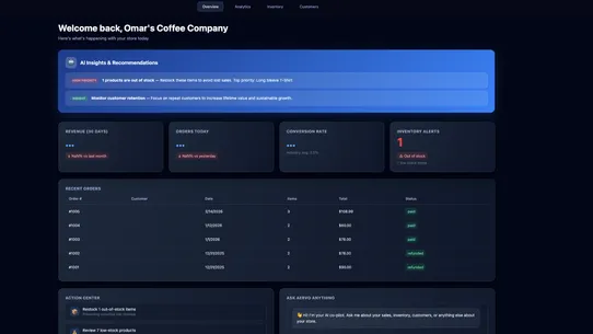 Aervo screenshot