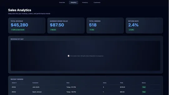 Aervo screenshot