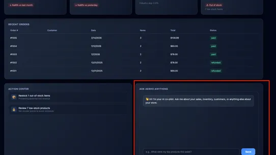 Aervo screenshot