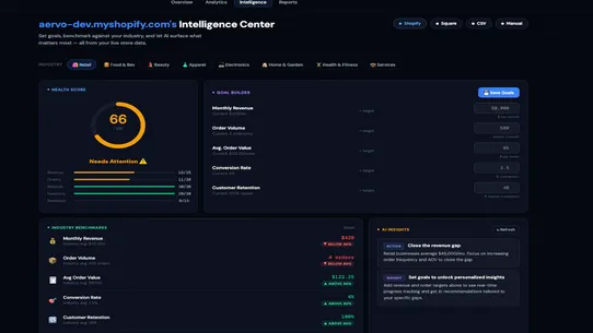 Aervo screenshot