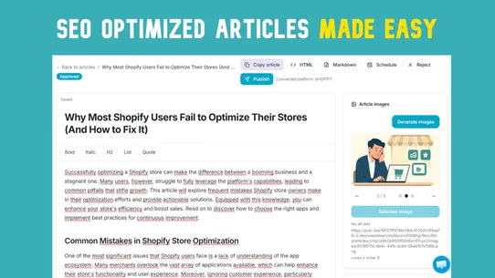 Jakarank ‑ AI article &amp; SEO screenshot