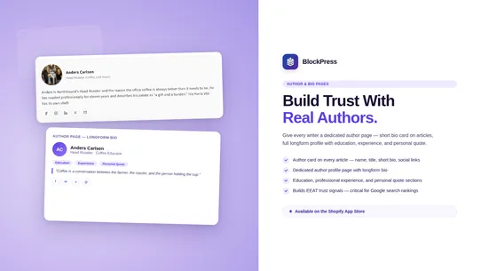 BlockPress: AI SEO Blog Editor screenshot