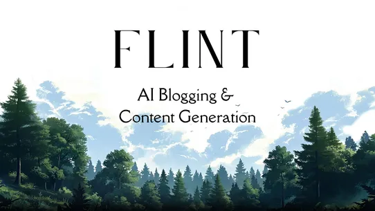 Flint AI Blog Post Writer &amp;SEO screenshot